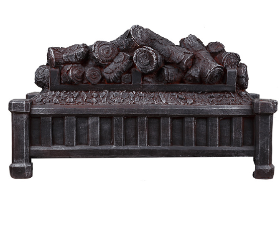 simulated charcoal