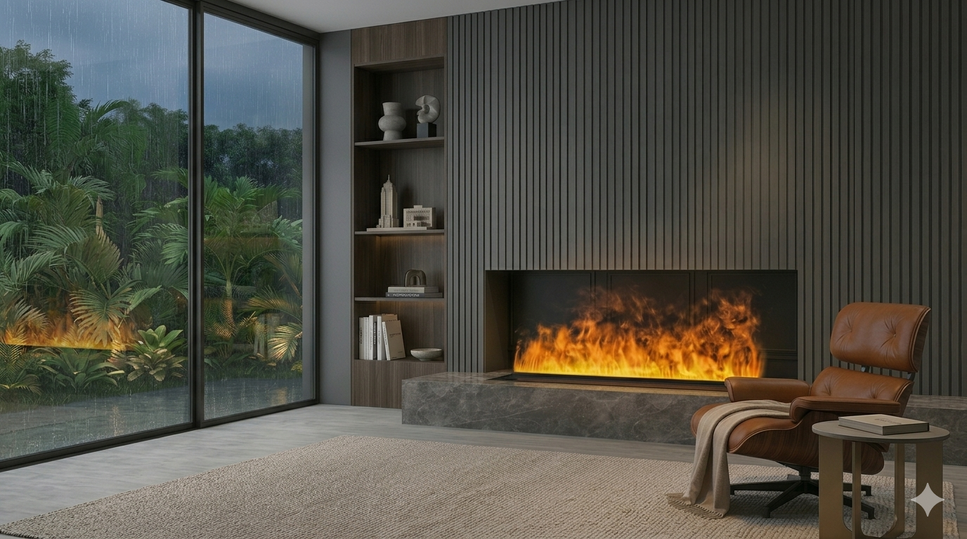 water vapor fireplace insert home