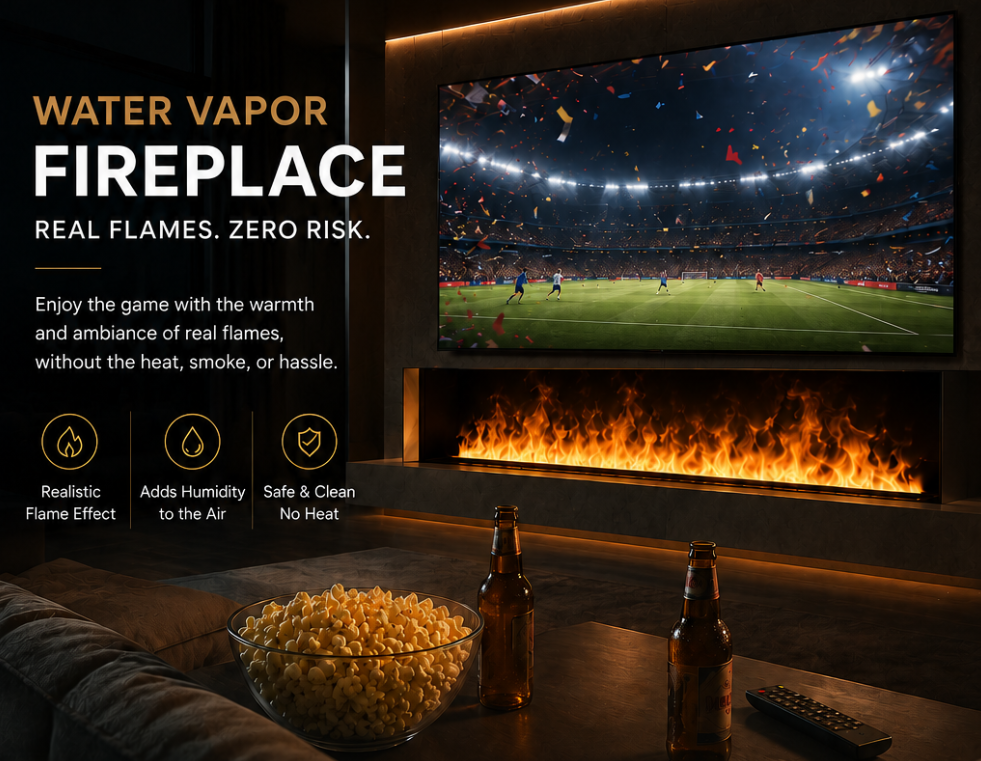 water vapor fireplace world cup